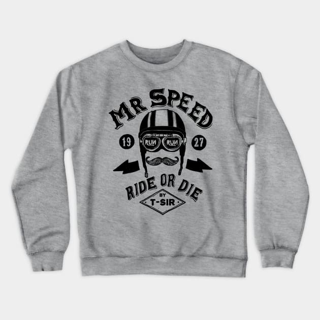 Mr. Speed Crewneck Sweatshirt by OscarPostigo